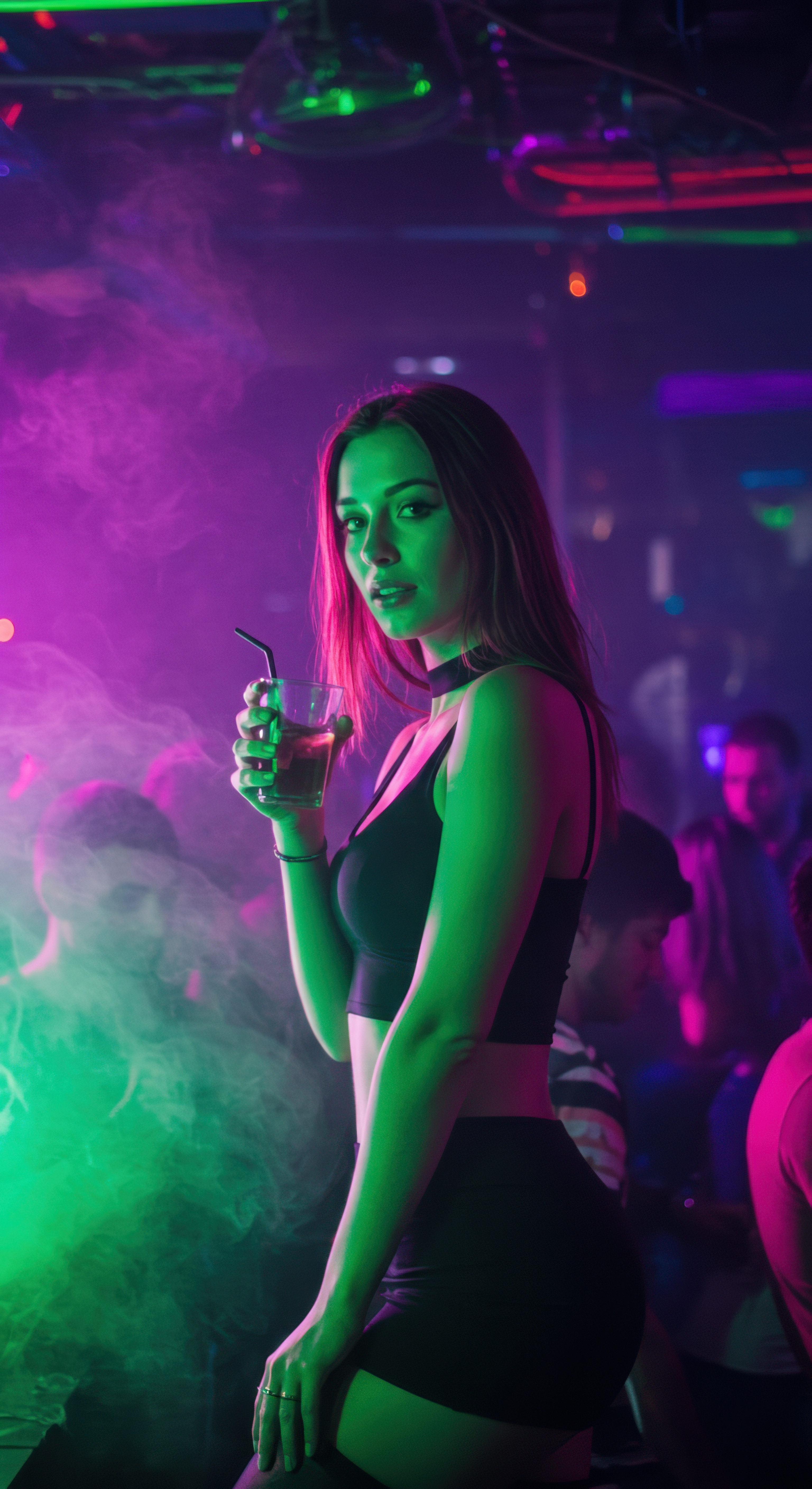 Premium nightlife aesthetic